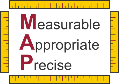 MAP: Measurable, Appropriate, Precise