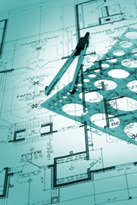 stencils and blueprints